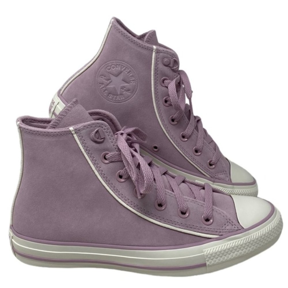 Converse Chuck Taylor High Shoes Suede Pink For Women Casual Sneakers SB A05413C